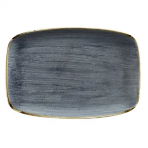 Блюдо прямоугольное Chefs 35,5Х24,5СМ, без борта, Stonecast, цвет Blueberry Sbbsxp141 – купить по цене завода