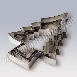 Купить форма кондитерская "елочка" 16х12,5см h4см, нерж.сталь 14h4x16 – цена от завода, доставка до двери | RuOborudovanie.ru