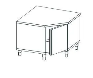 Стол угловой закрытый Apach Chef Line Lwt711Sh2Hd – купить в Челябинске по цене завода