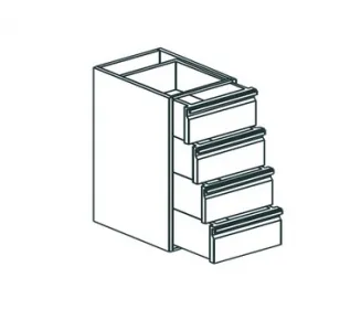 Комплект ящиков для столов производственных Apach Chef Line L4Dr47 – купить по цене завода