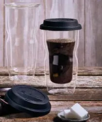 Купить стакан luigi bormioli thermic glass двойное стекло с крышкой 340мл 12837/01 в Челябинске – цена завода, доставка до двери | RuOborudovanie.ru
