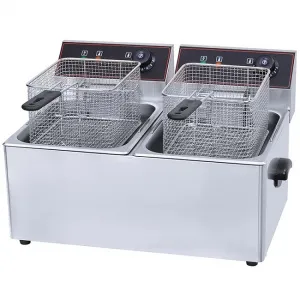 Фритюрница Hualian Machinery HEF-6L-2 (2 емкости) – купить в Челябинске по цене завода