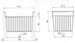 Корзина к бонете Vt н