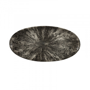 Блюдо овальное Chefs 34,7Х17,3СМ, без борта, цвет Stone Quartz Black, Studio Prints Stqbov351