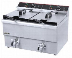 Купить фритюрница airhot ef10t+10t с краном на 20л, 7квт, настольн. электр. – цена от завода, доставка до двери | RuOborudovanie.ru