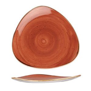 Тарелка мелкая треугольная 19,2СМ, без борта, Stonecast, цвет Spiced Orange Ssostr71