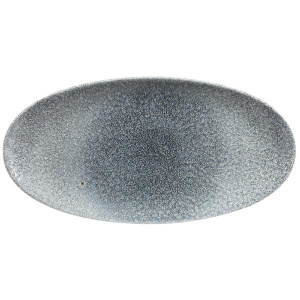 Блюдо овальное Chefs 34,7Х17,3СМ, без борта, цвет Raku Topaz Blue, Studio Prints Rktbov351