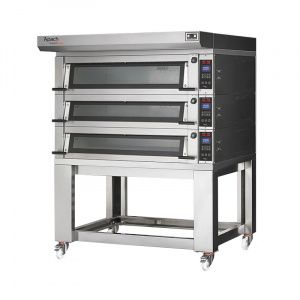 Печь подовая Apach E4Lk2L Dpbi-T с подставкой без направляющих 