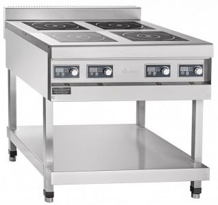 Плита индукционная Abat КИП-49П-5,0-01 арт.71000019983 нерж.сталь 4-х конфорочная 