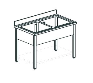 Ванна моечная Apach L2S146-54Sh