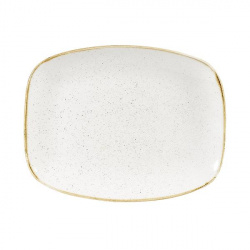 Купить блюдо прямоугольное chefs 35,5х24,5см, без борта, stonecast, цвет barley white swhsxp141 – цена от завода, доставка до двери | RuOborudovanie.ru