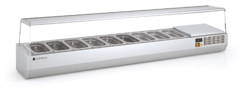 Витрина холодильная для ингредиентов 10хGN1/3 - 150 мм Coreco EI-1/3-225