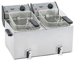 Купить фритюрница roller grill fd 80 dr (2х8л) электр. 7,2квт с 2кранами для слива масла – цена от завода, доставка до двери | RuOborudovanie.ru