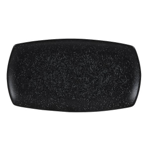 Блюдо прямоугольное узкое 35,5Х19СМ, без борта, Menu Shades, цвет Caldera Ash Black Zccanrpl1
