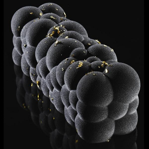 Форма для мороженого/суфле 3D "АТОМНЫЙ" 250Х80ММ H80Мм (ОБЪЕМ 1,2Л), силикон Ke041S