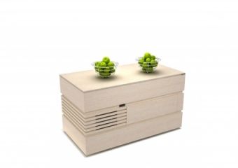 Буфет нейтральный Техно-ТТ БН-203/966 дуб белен., полка закрытая пристенная, подсветка – купить в Челябинске по цене завода