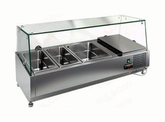 Витрина для ингридиентов Hicold VRTG 1390 [284241] настольная со стеклом – купить в Челябинске по цене завода
