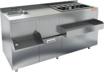 Барная станция Hicold НБМКС-15/7БПК с бортом, без ящиков и вертушки – купить в Челябинске по цене завода