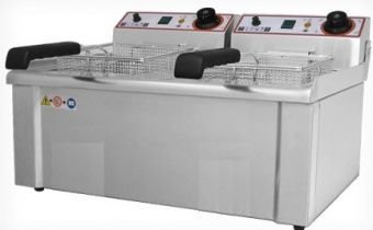 Фритюрница Beckers FR 13+13 на 26л, 10кВт настольная – купить в Челябинске по цене завода