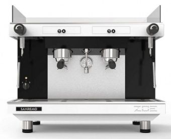 Кофемашина Sanremo Zoe Tall 2 гр. 220В полуавтомат бело-чёрная – купить по цене завода