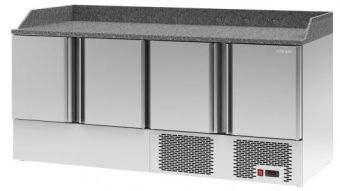 Стол для пиццы c 4 дверьми для формата GN1/1 Polair TMi4GNpizza-G – купить в Челябинске по цене завода