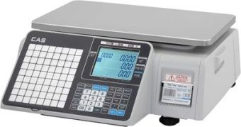 Весы торговые Cas CL3000J-15B (TCP-IP) с печатью этикеток (80мм) без стойки – купить в Челябинске по цене завода