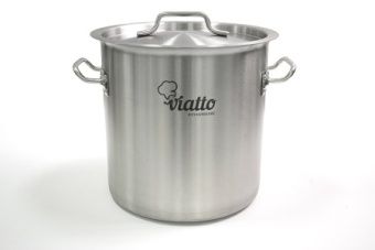 Кастрюля 12 л нерж Viatto 101302 – купить в Челябинске по цене завода