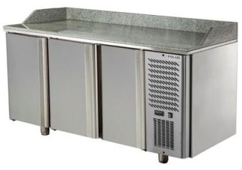 Стол для пиццы c 3 дверьми для формата GN1/1 Polair TM3GNpizza-G – купить в Челябинске по цене завода