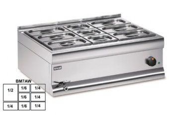 Мармит настольный 1*GN1/2 + 4*GN1/4 + 3*GN1/6 Lincat BM7AWFL – купить в Челябинске по цене завода