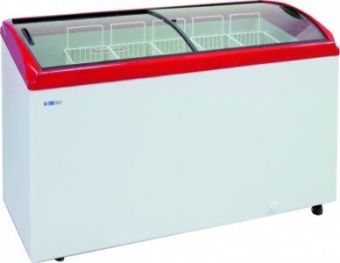 Ларь морозильный Cryspi (ITALFROST) CF400C ЛВН-400Г красный (5 корзин) – купить в Челябинске по цене завода