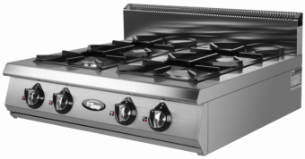 Плита газовая Grill Master Ф4ПГ/800 ГАЗ (50003) настольная 4конф.27кВт 800х800х330 – купить в Челябинске по цене завода