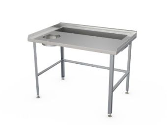 Стол пристенный овощной со-с-1-1200.800-02 (СО-1/1200/800) – купить в Челябинске по цене завода