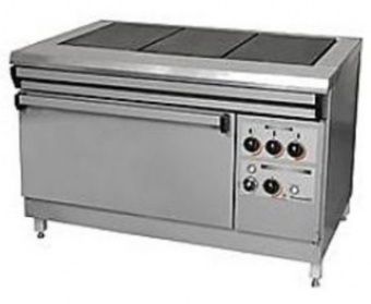 Плита электрическая Проммаш ПЭ-0.51ШП-1 комб. 3конф. с жарочным шкафом напольн.17кВт – купить в Челябинске по цене завода
