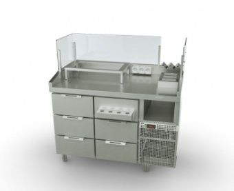 Станция для бургеров и хот-догов Атеси Бавария БХС-1235.700-02 арт.313751 – купить по цене завода