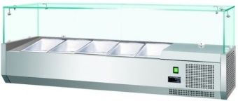 Витрина холодильная для ингредиентов 5хGN1/4 -150 мм Koreco VRX1200330(335I) – купить в Челябинске по цене завода
