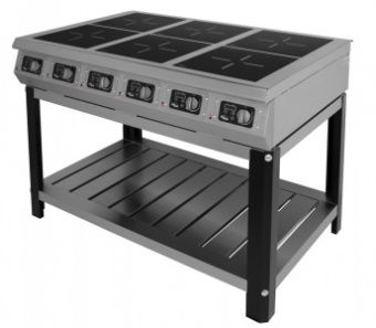 Плита индукционная Grill Master Ф6ИП/800 60010 (на подставке) 6 зон нагрева – купить в Челябинске по цене завода