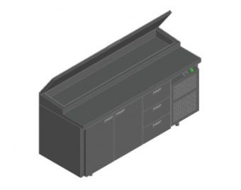 Стол для пиццы Hicold Pz1-113Gn (1/3) – купить в Челябинске по цене завода