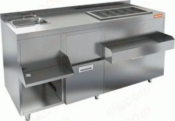 Барная станция Hicold НБМКС-15/5БПК с бортом – купить в Челябинске по цене завода