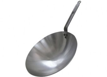 Сковорода "Wok" D 35,5СМ H8,5См, белая сталь "Carbone Plus" 5114.35 – купить в Челябинске по цене завода