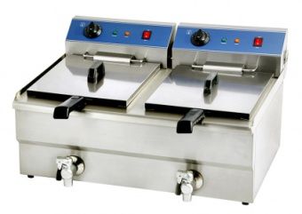 Фритюрница Kocateq BEF162V (2 ванны 16+16л) электрическая настольная – купить в Челябинске по цене завода