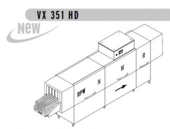 Машина для мойки ящиков Dihr Vx 351 Hd Dx+Dde+Xp+Dr99/2 части – купить по цене завода