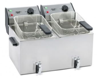 Фритюрница Roller Grill FD 80 DR (2х8л) электр. 7,2кВт с 2кранами для слива масла – купить в Челябинске по цене завода
