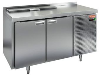 Стол для салатов Hicold SL1-11GN (1/3) (+2+10), 2 двери, 1390х700х850мм – купить по цене завода